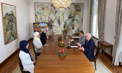 Almanya Cumhurbaşkanı Steinmeier, Bonn&#039;da Müslüman kadınlarla buluştu