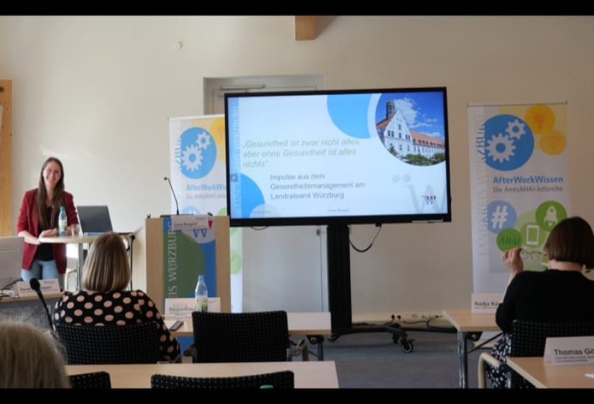Impulse aus dem Gesundheitsmanagement am Landratsamt Würzburg im Rahmen der „AfterWorkWissen“-Veranstaltung
