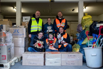 Tiergarten-Team sammelt Spenden für Menschen aus dem ukrainischen Kriegsgebiet