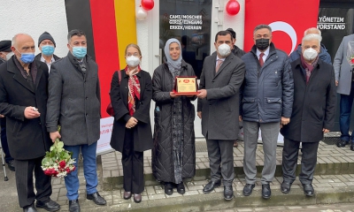 Tadilatı tamamlanan Heiligenhaus Ulu Camii ibadete açıldı