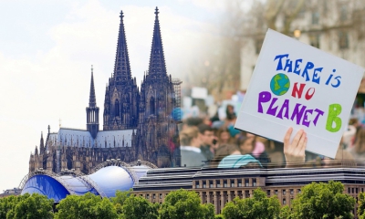 Almanya&#039;da iklim aktivistleri Köln Katedrali&#039;ni bastı: 2 yaralı