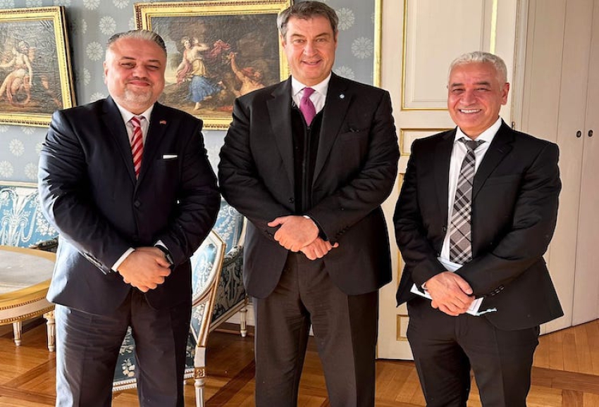 Bavyera Başbakanı Markus Söder Bavyera Türk Toplumunun Kanaat Önderlerini Sarayında ağırladı