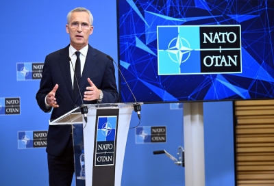 NATO Savunma Bakanları Toplantısına katılan NATO Genel Sekreteri Jens Stoltenberg, Brüksel’de basın toplantısı düzenledi.