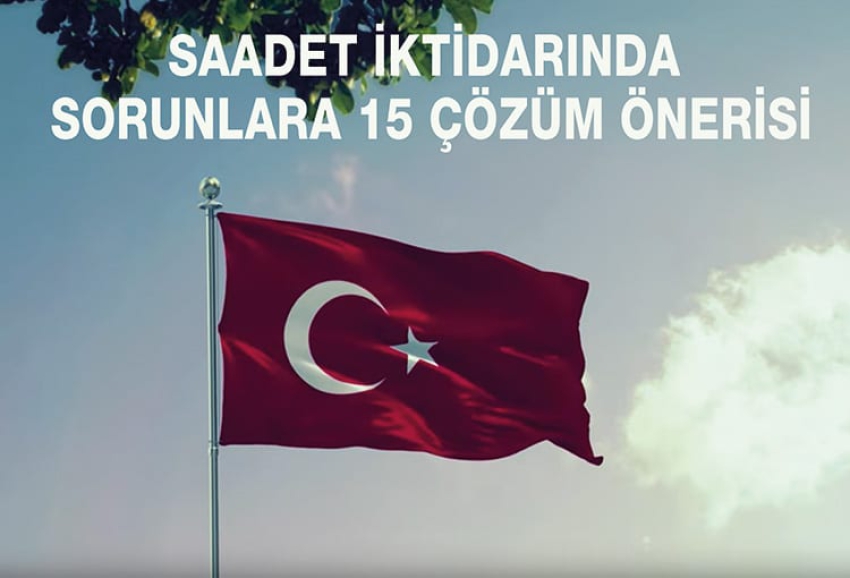 Saadet Avrupa‘dan Avrupalı Türklerin 15 sorununa 15  çözüm önerisi