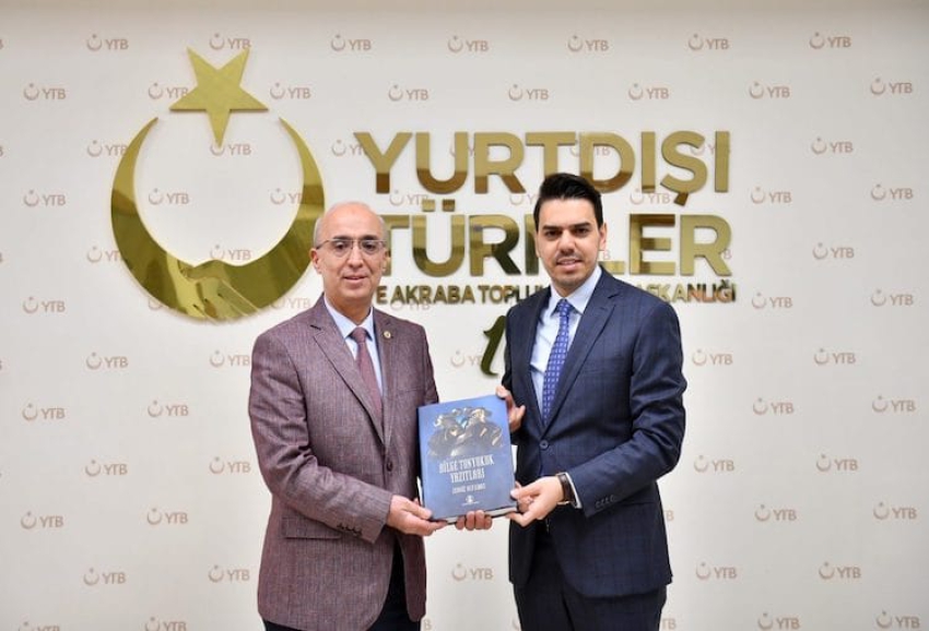 Prof. Dr. Gürer GÜLSEVİN, Yurt Dışı Türkler ve Akraba Topluluklar Başkanı Abdullah EREN’i Ziyaret Etti