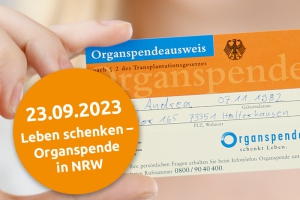 Mit einem Organspendeausweis oder dem Eintrag ins Organspende-Register kann man schon zu Lebzeiten Klarheit schaffen und so die Angehörigen entlasten.   © AOK-Bundesverband