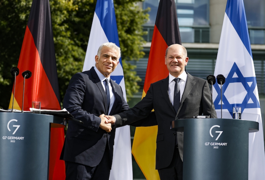 Almanya Başbakanı Scholz, İsrail Başbakanı Lapid ile görüştü