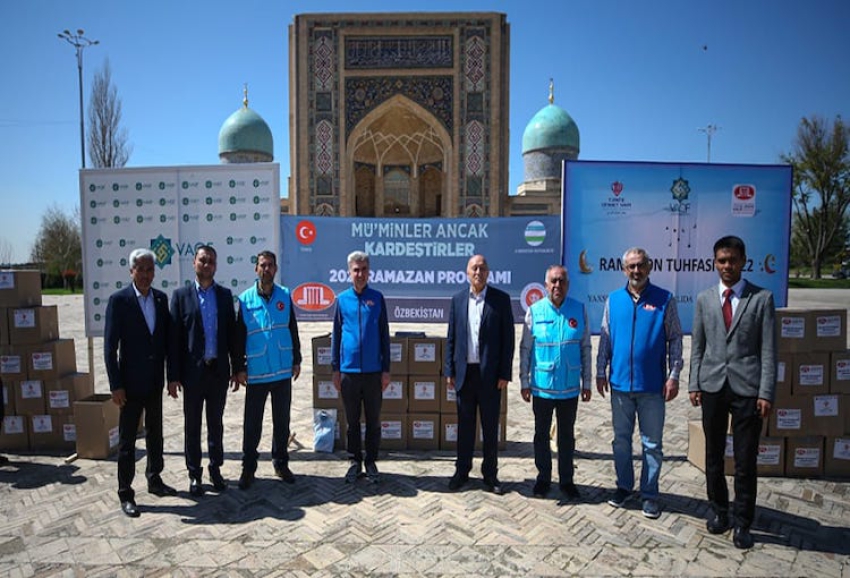 DİTİB ve TDV, Özbekistan'da Ramazan gıda yardımlarını tamamladı