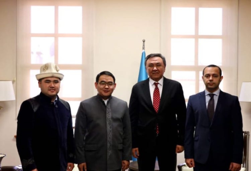 TDT Genel Sekreteri Kırgız Cumhuriyeti Kültür, Enformasyon, Spor ve Gençlik Politikaları Bakan Yardımcısını kabul etti