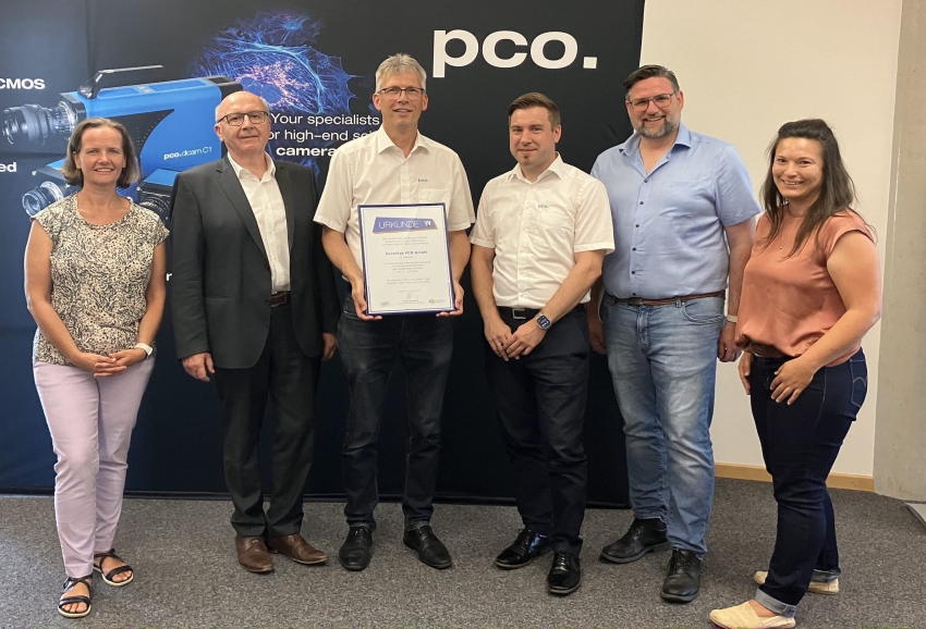 Landrat Neumeyer besucht Firma Excelitas PCO GmbH in Kelheim