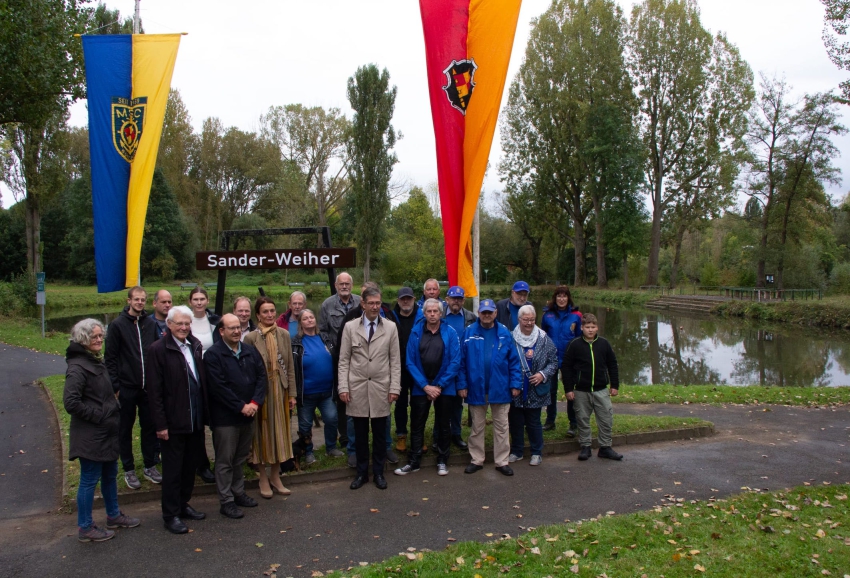 Stadtrat beschloss Umbenennung:  „Sander-Weiher“ ist nun der Heimathafen des Modell-Sport-Clubs Würzburg