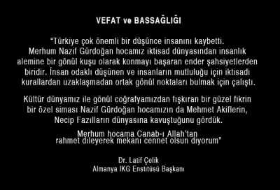 Vefat ve Bassağlığı