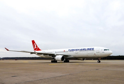 Turkish Airlines setzt auf den imposanten Airbus A330 mit 289 Sitzplätzen anstatt des üblichen A321 mit 190 oder der Boeing 738 mit 165 Plätzen. Foto: Airport Nürnberg / Simon Rein