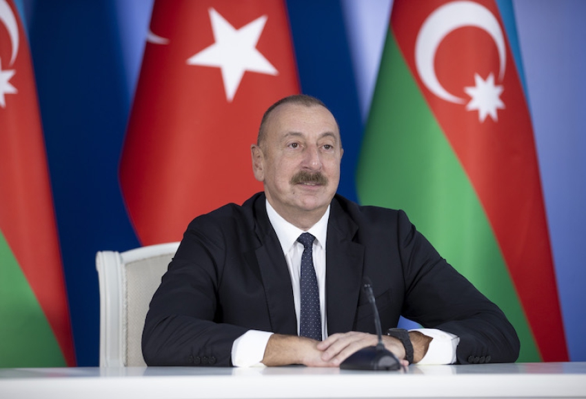 Azerbaycan Cumhurbaşkanı Aliyev'den 29 Ekim Cumhuriyet Bayramı paylaşımı
