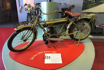 Der Zündapp KS 601 Club bei einem Besuch im Museum Industriekultur im Jahr 2011.  Bildnachweis: Christiane Richter