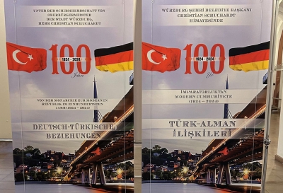 1924-2024 – 100 Jahre deutsch-türkische Beziehungen.   Foto: Petra Steinbach