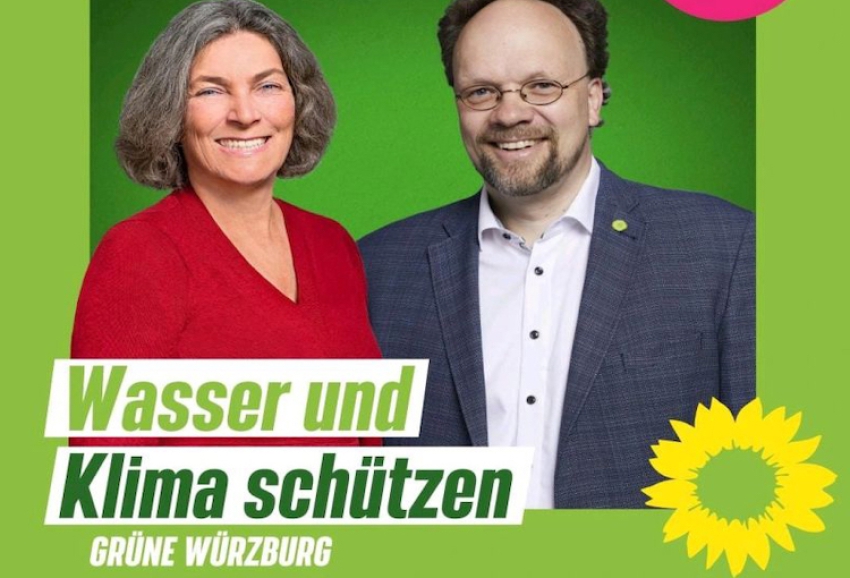 Yeşil adaylar Kerstin Celina ve Patrick Friedl Bavyera eyalet parlamentosu seçiminde iddialı