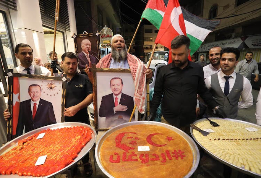 Dünya Müslüman Alimler ve Filistin Alimler birliklerinden Cumhurbaşkanı Erdoğan'a tebrik