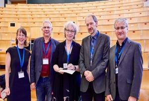 v.l.n.r.: Prof. Dr. Brigitte Schels (stellvertretend für Prof. Bernd Fitzenberger, Ph.D), Thomas Hochleitner, Dr. Christiane Thole, Prof. Dr. Volkmar Herkner, und Prof. Dr. Hubert Ertl.