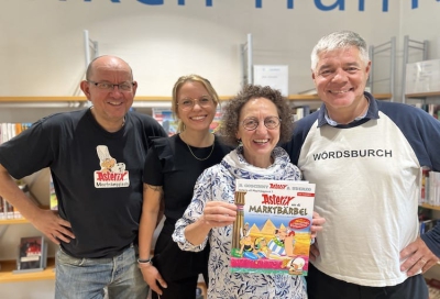 Auf dem Foto abgebildet sind von links nach rechts: Kai Fraass, Hanna Häußler, Martha Maucher und Gunter Schunk Fotograf: Manfred Ullrich